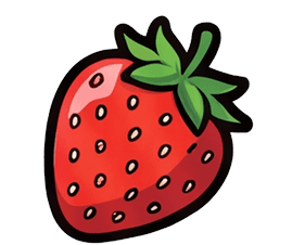 Oregon Strawberries flavor art