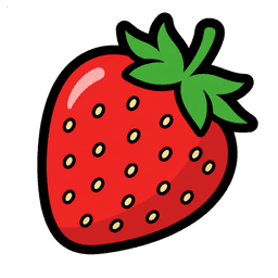 Oregon Strawberries flavor art