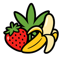 Strawberry Banana Kush flavor art
